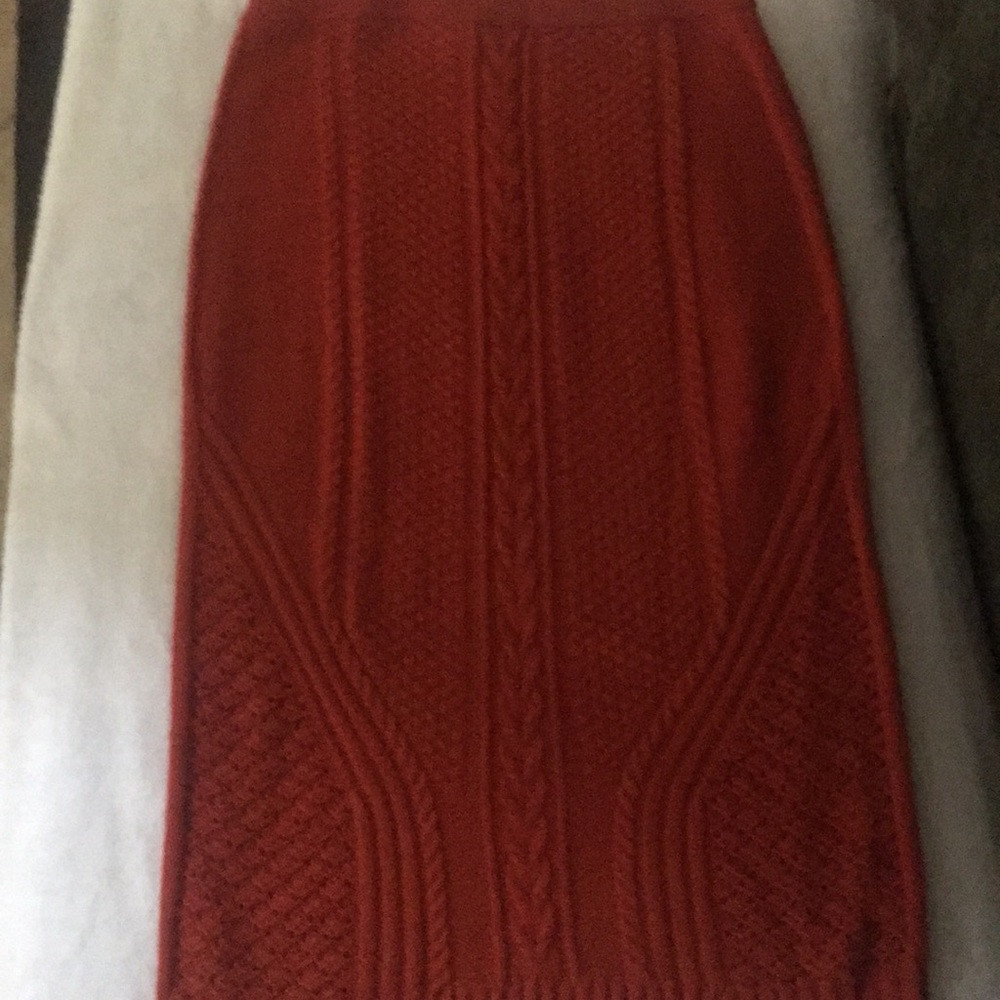 Sparrow knit skirt; hits mid-calf. Never worn